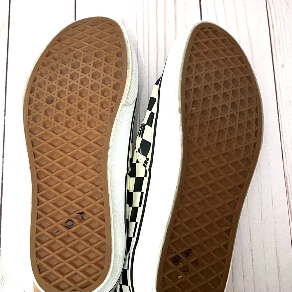Vans Checkered Black and White Unisex Shoes Mens 5 Women’s 6.5 - Picture 7 of 8